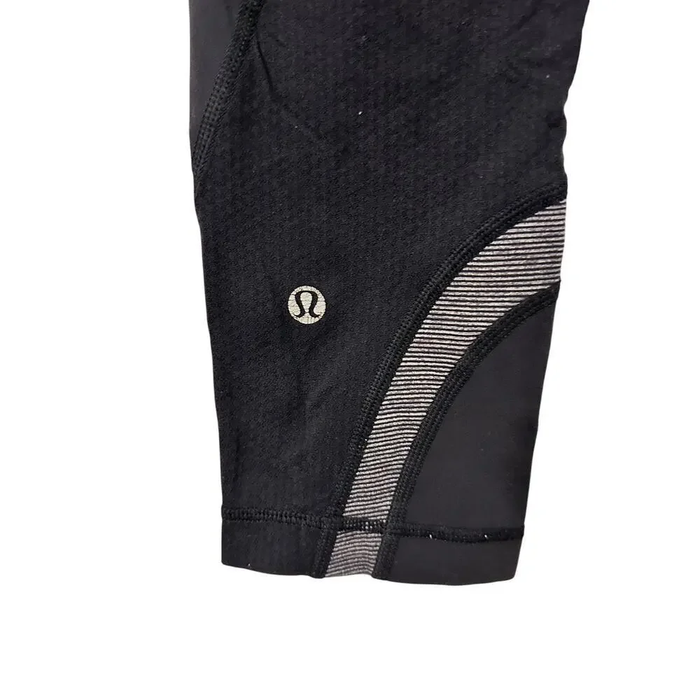 🖤✨ Lululemon Inspire Cropped Black Leggings Size 4 - Strong Girl Chic 💪🏃‍♀️